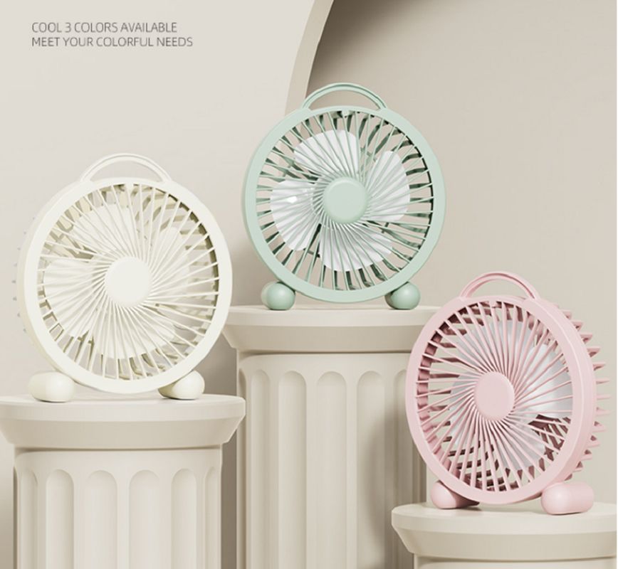 พัดลมพกพา USB แบบเสียบโดยตรง ไม่ต้องใช้สายชาร์จ แรงดันไฟฟ้า 5V และกำลังไฟ 3W น้ำหนักเบาพิเศษ 111G