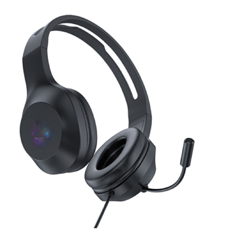 ETEK Gaming หูฟังสาย 50mm Driver 20Hz-20kHz การตอบสนอง มิกออฟทุกทิศ เคเบิล 2.0M