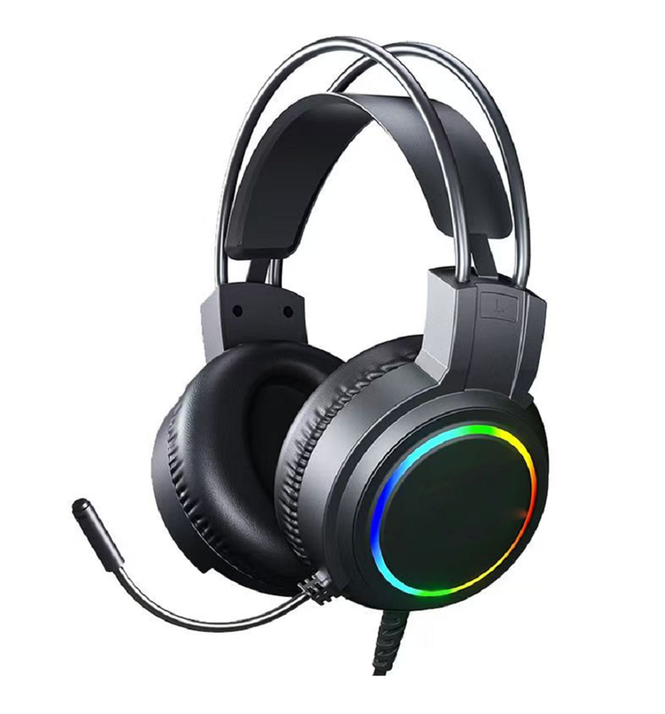 ETEK Gaming หูฟังสาย 50mm Driver 20Hz-20kHz การตอบสนอง มิกออฟทุกทิศ เคเบิล 2.0M