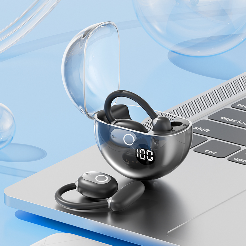 หูฟัง ETEK Bluetooth 5.4 TWS พร้อมความไว 115dB, แบตเตอรี่หูฟัง 40mAh + เคส 200mAh (บอร์ดป้องกัน), ลำโพง F13