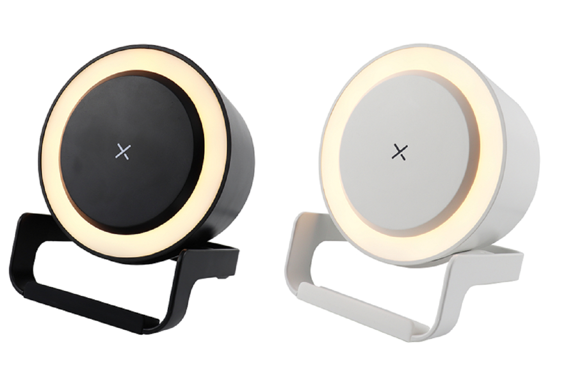 ลำโพงบลูทูธ 5W 5.3 พร้อมไฟ RGB สัมผัส ไดรเวอร์ 57 มม. โครงสร้าง ABS+ซิลิโคน ชาร์จไร้สาย Type-C