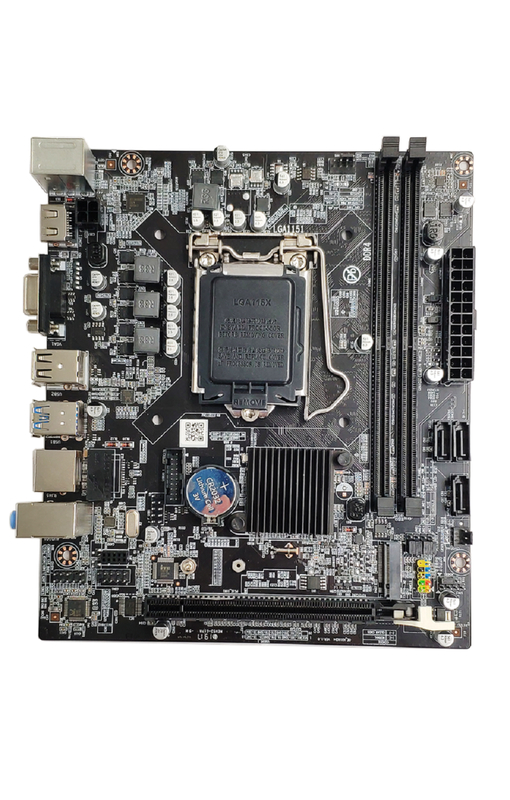 ETEK H310 ชิปเซ็ต Micro-ATX Motherboard สําหรับ CPU รุ่นที่ 6/7/8/9 ช่องสอง DDR4 ถึง 32GB VGA+HDMI Outputs