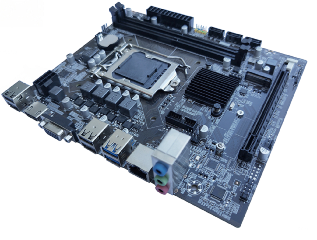 ETEK H110 ชิปเซ็ต Micro-ATX Motherboard สําหรับ CPU รุ่นที่ 6-9 ช่องสอง DDR4 VGA+HDMI Outputs 3 * SATA Port + 1 * M.2 สล็อต