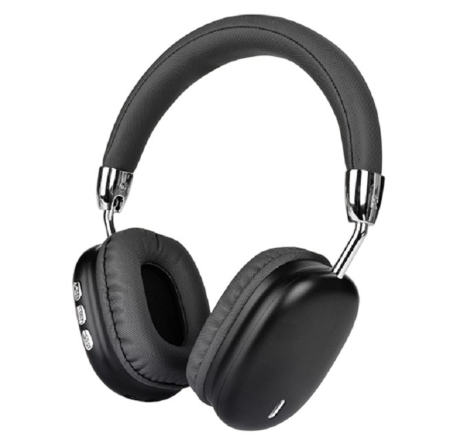 Bluetooth Earphones V5.3 - ไดรฟ์ 40 มิลลิเมตร แบตเตอรี่ 200mAh 6 ชั่วโมงในการเล่นในสีดําเงินและสีชมพู