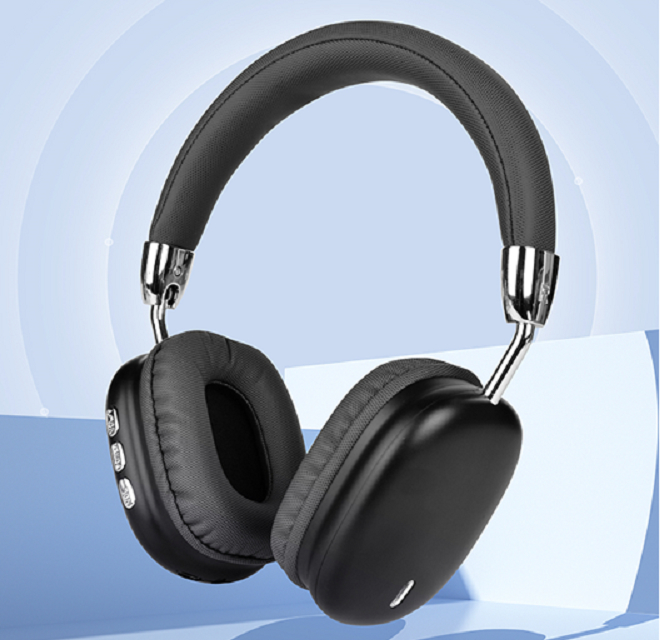 Bluetooth Earphones V5.3 - ไดรฟ์ 40 มิลลิเมตร แบตเตอรี่ 200mAh 6 ชั่วโมงในการเล่นในสีดําเงินและสีชมพู