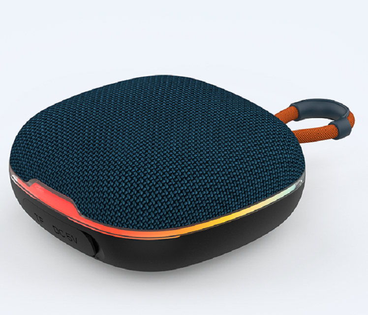 ลำโพงบลูทูธไร้สาย Bluetooth 5.3, โครงการ JL ระยะ 10M ไดรเวอร์ 52mm กำลังขับ 5W*2 ช่องเสียบการ์ด TF ไฟ RGB