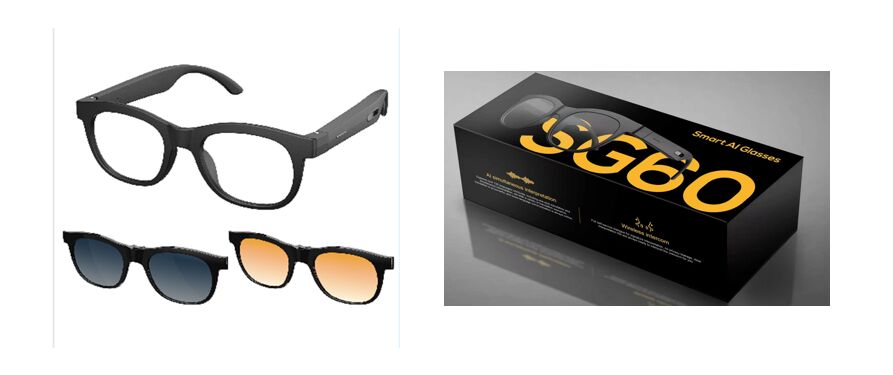 แอนดี้ อาร์เอสต์ ออดิโอ แก้วด้วยการแปลและอินเตอร์คอมในเวลาจริง, มิกซิกซิลิคอนคู่, การชาร์จแม่เหล็ก, แบตเตอรี่ 80mAh * 2