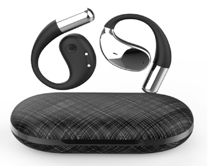 OWS Bluetooth Earbuds ชิป AB5656C ไมล์ 14 มิลลิเมตร ไดรเวอร์ เวลาเล่น 3 ชั่วโมง แบตเตอรี่ 30mAh+300mAh HSP/HFP/A2DP/AVRCP ระยะ 10m 3 สี