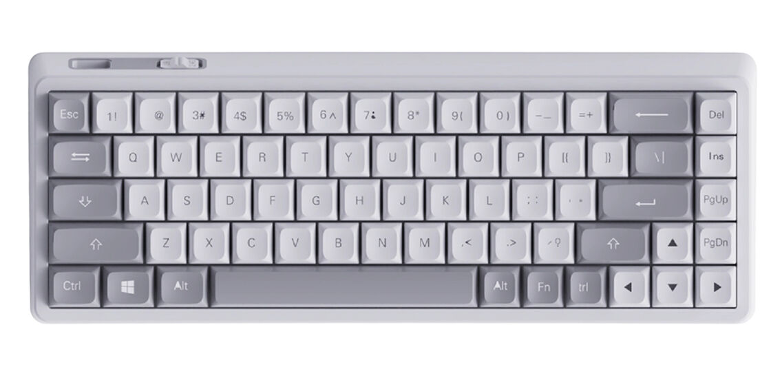 คีย์บอร์ดกลไก RGB แบบ Hot-Swappable, เคส ABS, ปุ่มกด Double-Shot, 3000mAh, Full N-Key Rollover