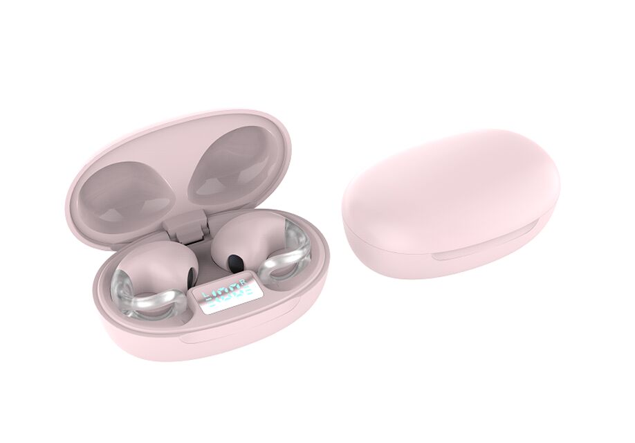 OWS เปิดหูหูไร้สาย 12 มิลลิเมตร Driver เวลาเล่น 4 ชั่วโมง Bluetrum 5656T ดํา/ขาว/ชมพู/แดง