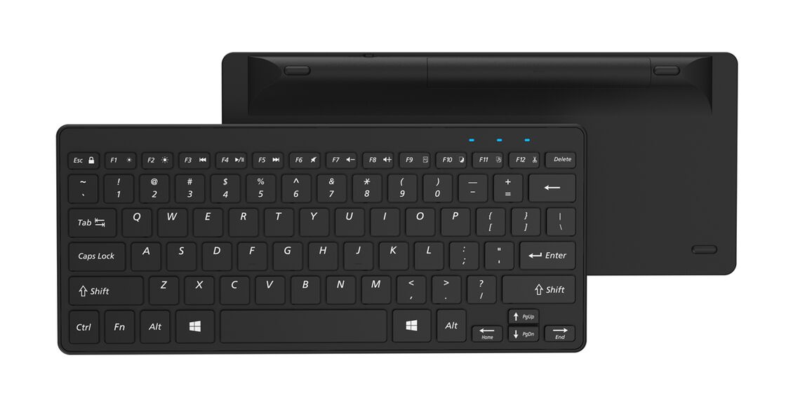 คีย์บอร์ดไร้สาย Ultra-Slim Dual-Mode คีย์บอร์ดคีย์เล็บ 2.4G + Bluetooth 5.0