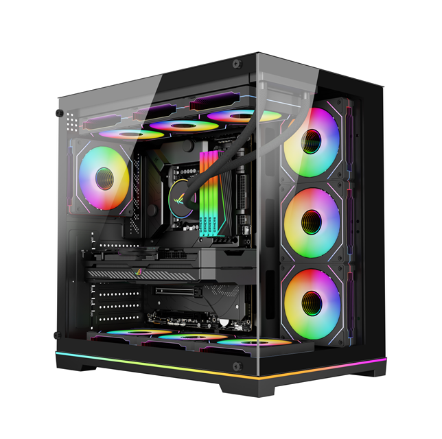 เต็มหอคอย ATX PC Case ด้วยกระจกกระชับความร้อน, 360 มม.