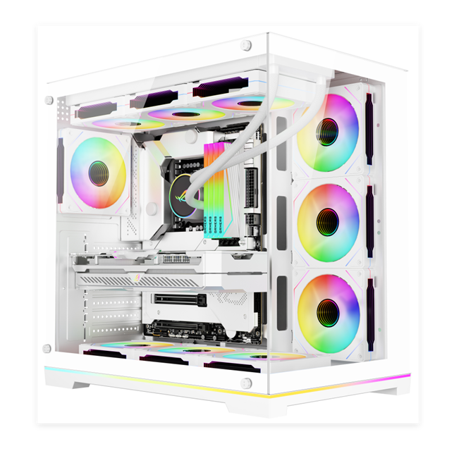 เต็มหอคอย ATX PC Case ด้วยกระจกกระชับความร้อน, 360 มม.