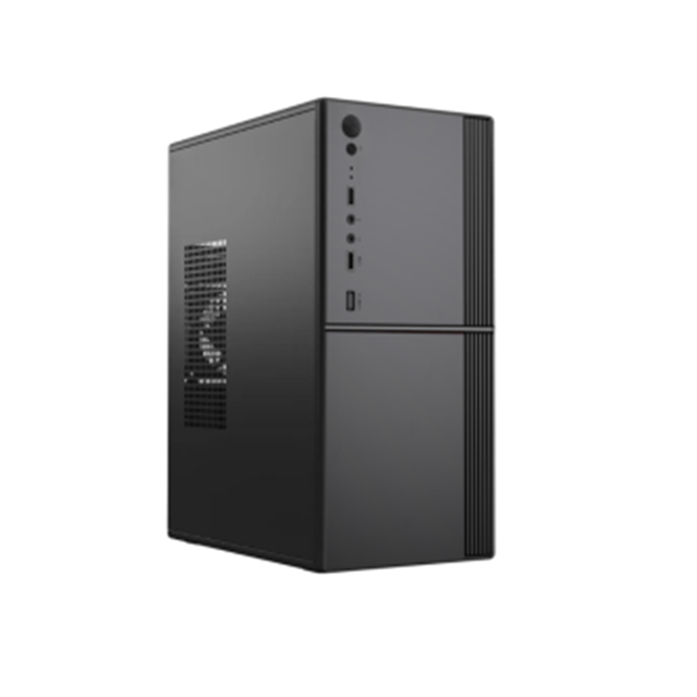 เคส ATX ขนาดกะทัดรัด SPCC 0.33 มม., พัดลมด้านหน้า 12 ซม., USB + เสียงคู่, รองรับ M-ATX, 260*160*350 มม.