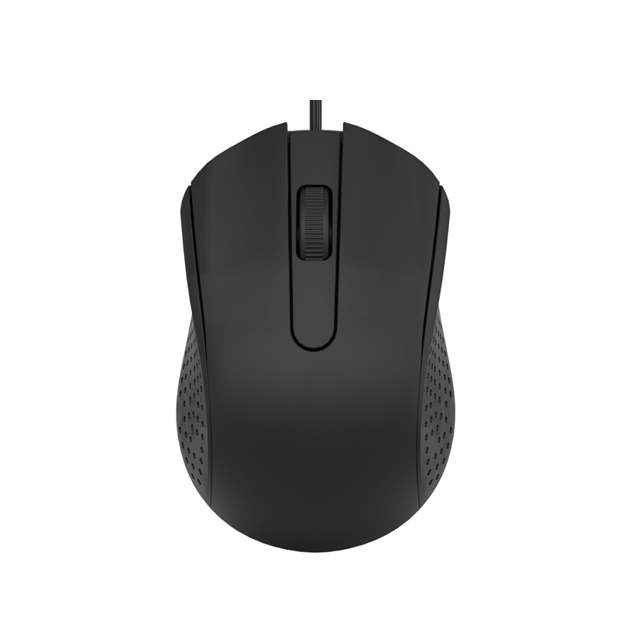 3D Wired Office Mouse 1200 DPI ABS กล่องสีเคเบิล 1.2m