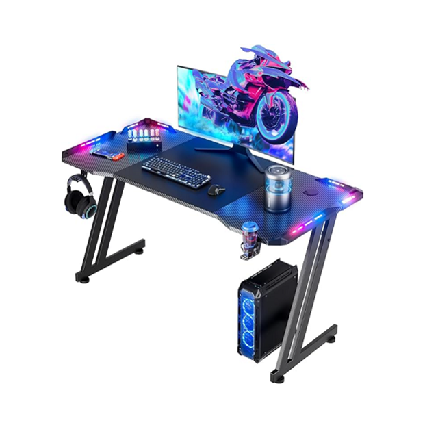 โต๊ะเกมส์ 1.2/1.4/1.6m โต๊ะกระสุนกรอบเหล็ก พร้อม / โดยไม่มี RGB Lighting