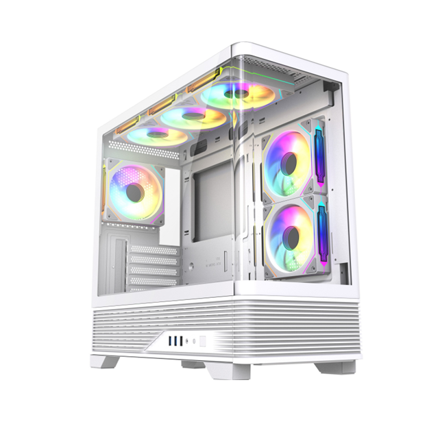 กล่องโค้งปานาโรมะ คอมพิวเตอร์ คาส,360 มิลลิเมตร AIO การสนับสนุน, 410 มิลลิเมตร GPU ความสะอาด, M-ATX / ITX