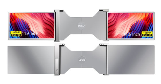 โมเนอร์คอมพิวเตอร์ FHD มีสามจอ การบันเทิงที่มีผลผลผลิต ด้วยจอบางขนาด 25.3 มิลลิเมตร Full HD IPS 1920 × 1080 รองรับ HDR